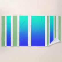 ビーチ海フロントサンド+サーフアクアストライプ