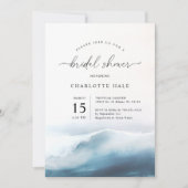 ビーチ海ブライダルシャワー 招待状 (正面)