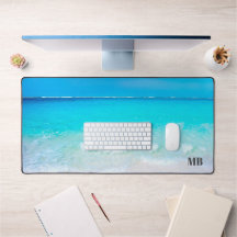 ビーチ海ブルーアイコニック画像モノグラム