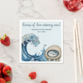 ビーチ海ベビースシャワー スタンダードカクテルナプキン (インサイチュ)