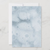 ビーチ海ベビースシャワー 招待状 (裏面)