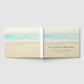 ビーチ海メモリアルまたは葬儀 ゲストブック (全面)