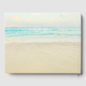 ビーチ海メモリアルまたは葬儀 ゲストブック (裏面)