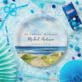 ビーチ海メモリアル葬儀ワーク ペーパープレート (パーティー)