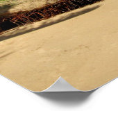 ビーチ海写真168 ポスター (角)