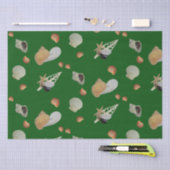 ビーチ海夏の切り離し航海の沿岸 薄葉紙 (クラフト)