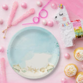 ビーチ海宛先ウェディングブライダル誕生日 ペーパープレート (パーティー)