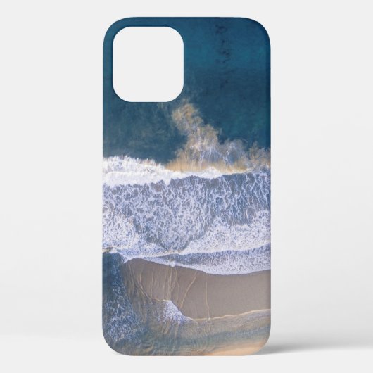 ビーチ海岸の高角撮影 Case-Mate iPhoneケース (裏面)