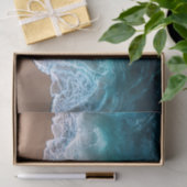 ビーチ海岸線波の切り離 薄葉紙 (ギフト)