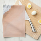 ビーチ海水の海辺の砂熱帯の夏 キッチンタオル (四つ折り)