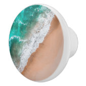 ビーチ海水の海辺の砂熱帯の夏 セラミックノブ (右)