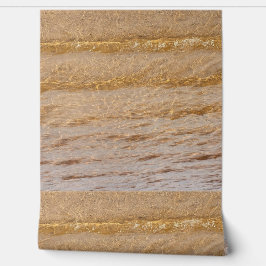 ビーチ海水パタ澄んーンサンディブラウンデコール 壁紙