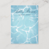 ビーチ海水手作りジュエリーイヤリングディスプレイ 名刺 (正面)