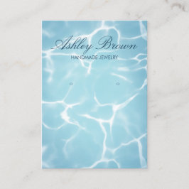 ビーチ海水手作りジュエリーイヤリングディスプレイ 名刺