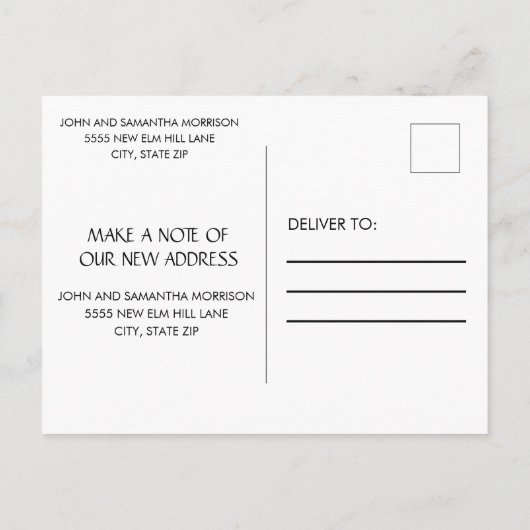 ビーチ海水色変更アドレスのお知らせ 案内ポストカード (裏面)