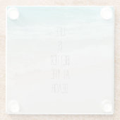 ビーチ海波     ガラスコースター (裏面)