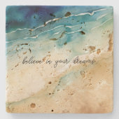 ビーチ海波 ストーンコースター (正面)