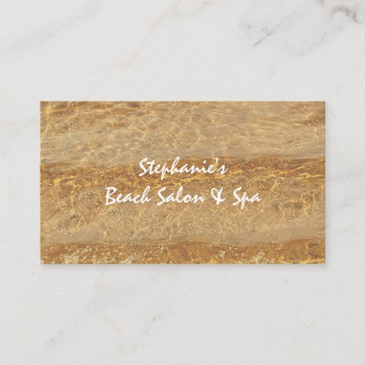 ビーチ海澄ん水ト航海のロピカルパラダイス 名刺 (正面)