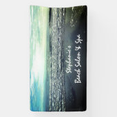 ビーチ海熱帯サロンスパ芸術的事業 横断幕 (縦)