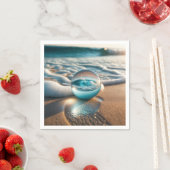 ビーチ海球 スタンダードカクテルナプキン (インサイチュ)