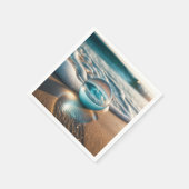 ビーチ海球 スタンダードカクテルナプキン (角)