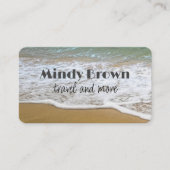 ビーチ海砂カスタム自然 名刺 (正面)