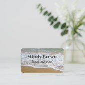 ビーチ海砂カスタム自然 名刺 (スタンド正面)