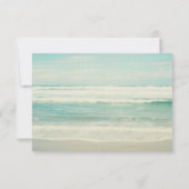 ビーチ海結婚式RSVP 出欠カード (裏面)