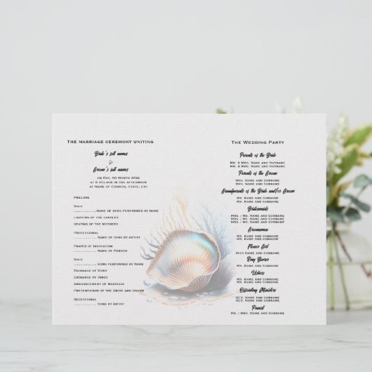 ビーチ海航海の貝シーシェル3Dシック (スタンド正面)