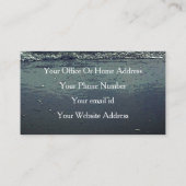 ビーチ海芸術的トロピエレガントカルパラダイス 名刺 (裏面)