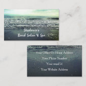 ビーチ海芸術的トロピエレガントカルパラダイス 名刺 (正面/裏面)