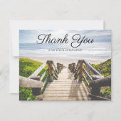 ビーチ海葬儀サンキューノート サンキューカード (正面)