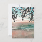 ビーチ海葬儀 サンキューカード (裏面)