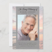 ビーチ海記念事業 招待状 (正面)