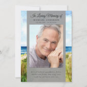 ビーチ海記念事業 招待状 (正面)