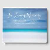 ビーチ海記念碑または葬儀 ゲストブック (正面)