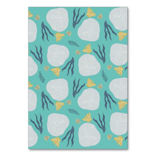 ビーチ海誕生日テーブルカードへの記入 テーブルナンバー (裏面)