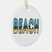 ビーチ海辺 セラミックオーナメント (右)