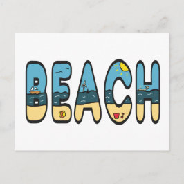 ビーチ海辺 ポストカード