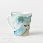 ビーチ海 カフェラテマグ (左アングル)