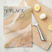 ビーチ海 キッチンタオル (四つ折り)