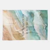 ビーチ海 キッチンタオル (横)