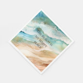 ビーチ海 スタンダードランチョンナプキン (角)