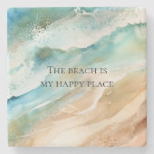 ビーチ海 ストーンコースター (正面)