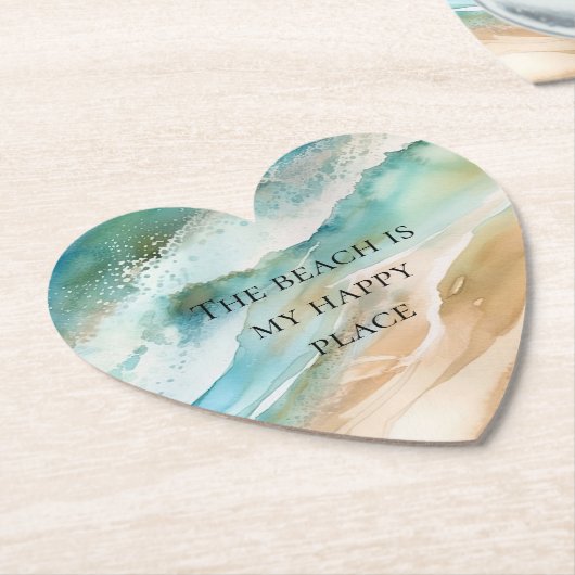 ビーチ海 ペーパーコースター (アングル)
