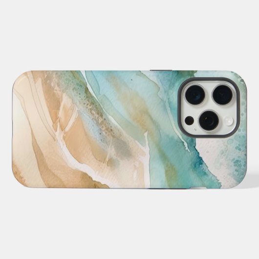 ビーチ海 iPhoneケース (裏面横)