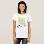 ビーチ海 Tシャツ (正面フル)