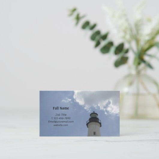 ビーチ灯台名刺 名刺 (スタンド正面)