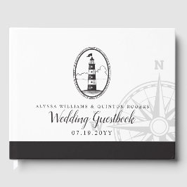 ビーチ灯台 |白黒結婚の ゲストブック