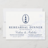 ビーチ灯台 |航海のテーマリハーサル 招待状 (正面)